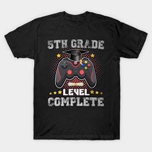 5th Grade Level Complete Gamer Class Of 2024 T-Shirt